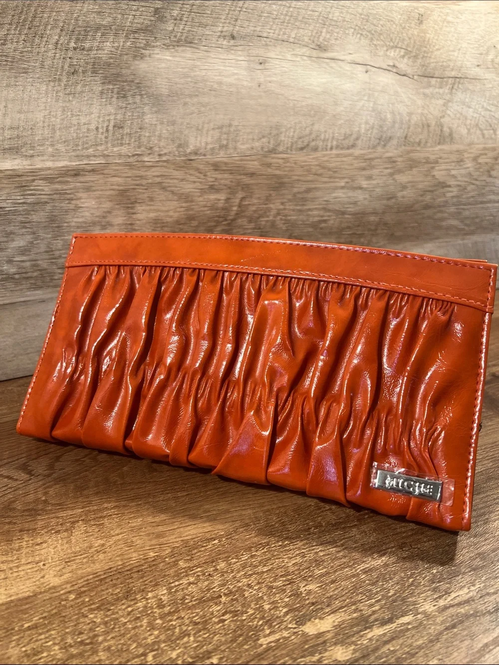 Miche Sheila Classic Shell Burnt Orange Ruched Handbag Cover